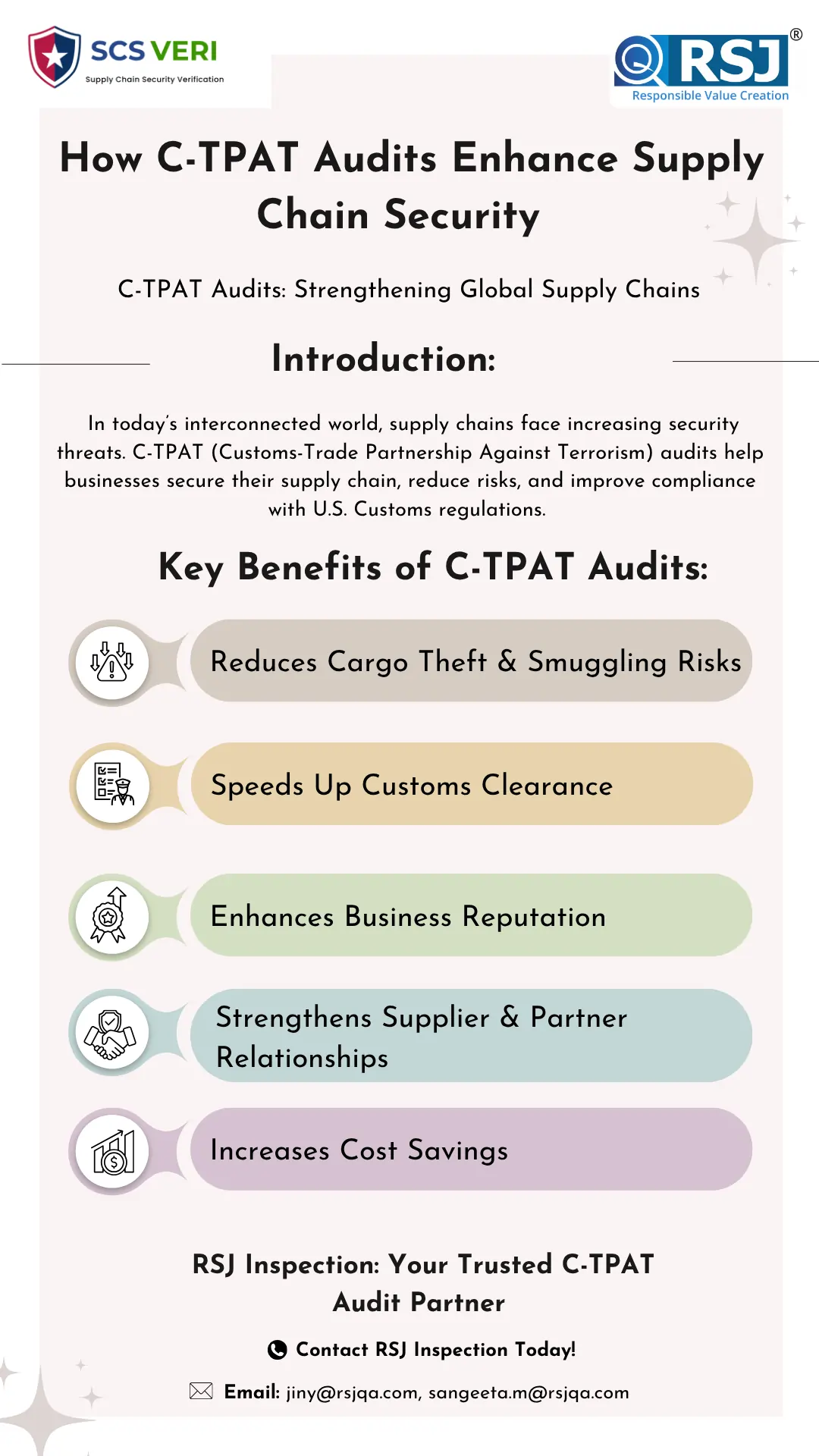 How C-TPAT Audits Enhance Supply Chain Security